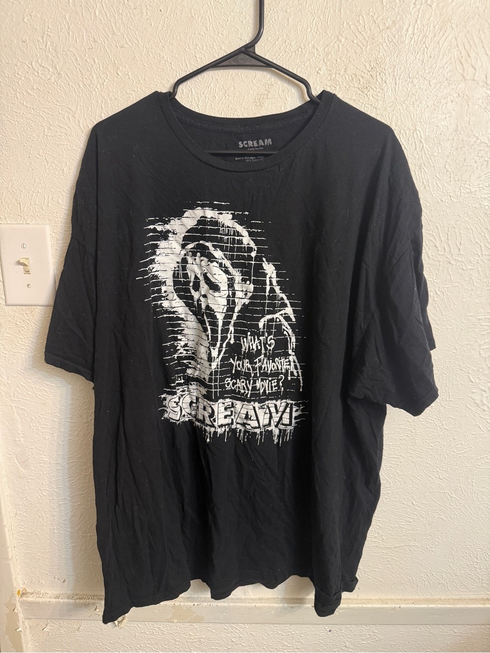 Scream Black Graphic Tee - Officially Branded